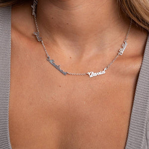 Personalized Multiple Name Necklace